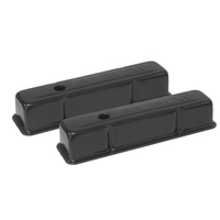 Proflow Valve Covers Steel Black Tall Chev Small Block Pair
