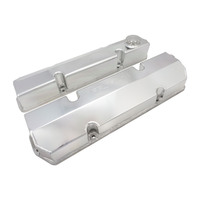Proflow Valve Covers Fabricated Aluminium Billet Base For Holden V8 Late VN-VT 304/308 Raw Finish Set
