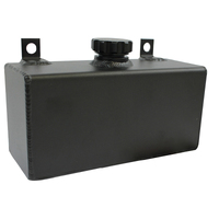 Proflow Windshield Washer Reservoir Universal Fabricated Aluminium 100x 210 x 82mm Black Anodised
