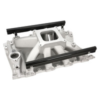 VPW Intake Manifold EFI Holden Commodore V8 VN 253 304 308 High Rise Single Plane Square Bore Aluminium with Black Fuel Rail kit