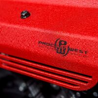 Engine Pulley Garnish (suits Subaru 02-14 WRX & 02+ STI) - Red PWED02R