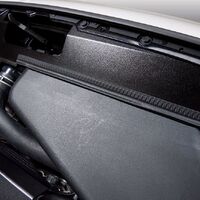 Radiator Cover (suits Subaru 15+ WRX/STI) (suits Intakes w/ Factory Inlet Chute) - Black PWED03B