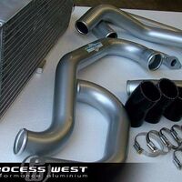 Front Mount Intercooler Kit (suits Subaru 97-00 GC8 WRX/STI) - Silver PWFMIC01