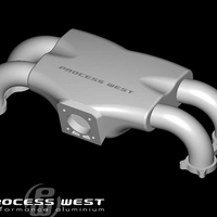 Intake Manifold DBW Reverse Orientation (suits Subaru 06+ WRX/STI) - Raw PWIM001