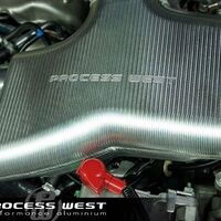Intake Manifold DBW Stock Orientation (suits Subaru 06+ WRX/STI) - Black PWIM002B