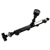 Radium Black Fuel Rail kit suit Mitsubishi EVO Lancer 4-9 with HOSE and Fitting