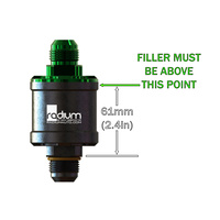 Radium DSV 12AN ORB To 12AN Male - Quick Fill (External)
