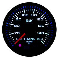 Raceworks 52mm Electronic Transmission Temperature Gauge Kit