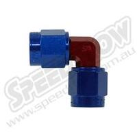 SPEEDFLOW Female 90 Degree Unions - 4 Red/Blue