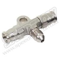 SPEEDFLOW 200 Series Hose End Tee with Male \u0026 Bracket - Aluminium