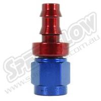 SPEEDFLOW 400 Series Straight Hose Ends 8 Red/Blue