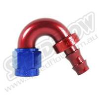 SPEEDFLOW 400 Series 150 Degree Hose Ends 8 Red/Blue
