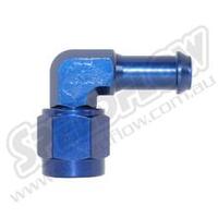 SPEEDFLOW 413 Series 90 Degree Hose Ends - '-4 Fem to 5/16\ Black