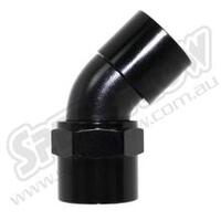 SPEEDFLOW 550 Series 45 Degree Hose End 10 Black