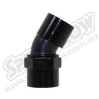 SPEEDFLOW 550 Series 30 Degree Hose End 10 Black