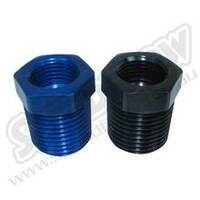 SPEEDFLOW NPT to Mechanical Temp Gauge Probe Adapter - 6 Blue