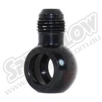 SPEEDFLOW AN Male to 14.5mm Aluminium Banjo - '-04 to 14.5mm Banjo Aluminium Red