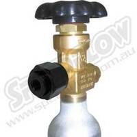 SPEEDFLOW 1/2\ BSPP to 1/8\ NPT Bottle Adapter - Red