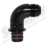 SPEEDFLOW AN Male to Transmission 90deg Adapter - '-08 to 6R Trans - O-Ring Seal