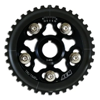 AEM Tru-Time Adjustable Cam Gear Black.