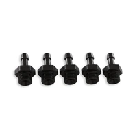 AEM Adjustable Fuel Pressure Regulator Barb Fitting -6 9/16"-18 to 7mm - 5 PK 5 Pack