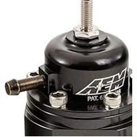AEM Adjustable Fuel Pressure Regulator Barb Fitting Vacuum Fitting