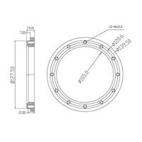 Raceworks Steel Weld Ring (Suits ALY-131BK/ALY-132BK)  ALY-119-S
