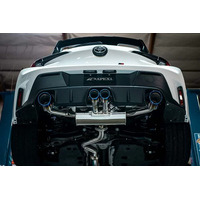 APEXi Apex muffler N1 evolution EXTREME 4 titanium tails GR Corolla [167-T008J] | N1 Evolution Extreme Exhaust 167T008J GR COROLLA