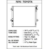 CSF Racing Aluminium Radiator Toyota FJ Cruiser 06+