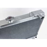 CSF Racing 2-Row 42mm Race Spec Aluminium Radiator - Raw Nissan Skyline R32 GTS/GT-R (RB20/RB26)