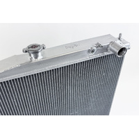 CSF Racing 2-Row 42mm Race Spec Aluminium Radiator - Raw Nissan Skyline R32 GTS/GT-R (RB20/RB26)