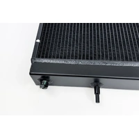 CSF Racing 2-Row 42mm Race Spec Aluminium Radiator Black - OPEN BOX SPECIAL Nissan Skyline R34 GT-R (RB26DETT)