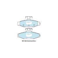 Bendix General CT Brake Pad Set Rear for Skyline 86-90/Pintara 86-90 (DB1106GCT)