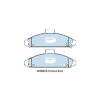 Bendix General CT Brake Pad Set Front for S Coupe 91-96 (DB1298GCT)