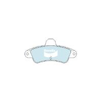 Bendix General CT Brake Pad Set Rear for Cougar 99-03/Mondeo 95-01 (DB1313GCT)