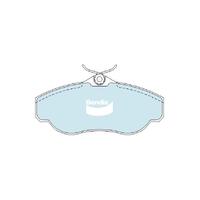 Bendix 4x4 Brake Pad Set Front for Discovery 98-09/Range Rover 98-02 (DB1336-4)
