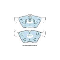 Bendix General CT Brake Pad Set Front for CLK 98-02/E-Class 96-09 (DB1403GCT)