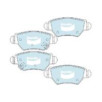 Bendix General CT Brake Pad Set Rear for Astra 98-06/Zafira 01-06 (DB1425GCT)