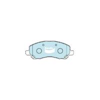 Bendix 4x4 Brake Pad Set Front for Lancer 03-17/Outlander 03-20 (DB1441-4)