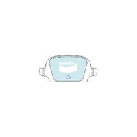 Bendix General CT Brake Pad Set Rear for Barina 00-05/Tigra 05-07 (DB1472GCT)
