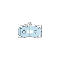 Bendix General CT Brake Pad Set Front for LS 00-06 (DB1496GCT)