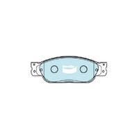 Bendix General CT Brake Pad Set Front for S-Type 02-07 (DB1505GCT)