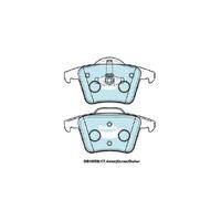 Bendix 4x4 Brake Pad Set Rear for XC90 02-06,11-12 (DB1659-4)