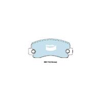 Bendix 4x4 Brake Pad Set Front for L200 Express 80-86 (DB170-4)