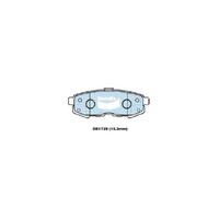 Bendix General CT Brake Pad Set Rear for MPV 02-06 (DB1729GCT)