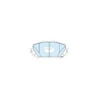 Bendix General CT Brake Pad Set Front for Yaris 05-22 (DB1785GCT)