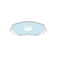 Bendix 4x4 Brake Pad Set Front for Prius 12-22/RAV4 05-18 (DB1801-4)