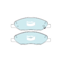 Bendix General CT Brake Pad Set Front for Cube 02-08/Tiida 07-13 (DB1819GCT)