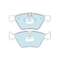 Bendix Euro Brake Pad Set Front for 1-Series 03-13/3-Series 05-13 (DB1856EU)
