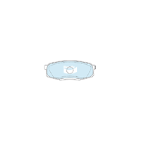 Bendix 4x4 Brake Pad Set Rear for Landcruiser 07-22 (DB1857-4)